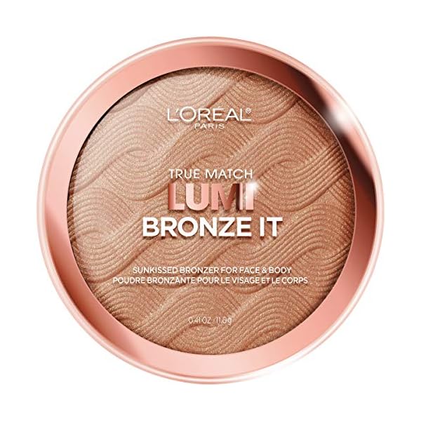 LOreal-Paris-Cosmetics-True-Match-Lumi-Bronze-It-Bronzer-For-Face-And-Body-Medium-041-Fluid-Ounce L'Oreal Paris Cosmetics True Match Lumi Bronze It Bronzer For Face And Body, Medium, 0.41 Fluid Ounce