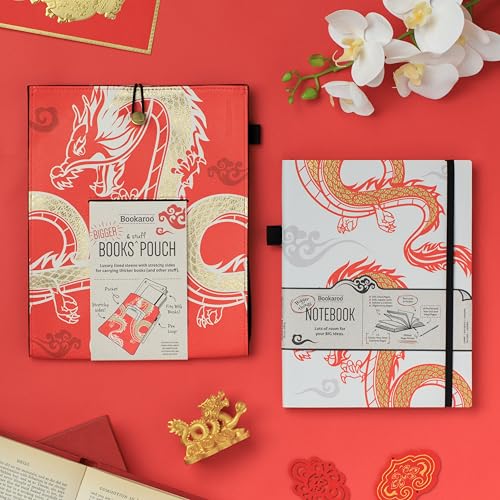 Image of IF Bookaroo Books & Stuff Pouch, Warrior Dragon, One Size, Book & Stationery Bag