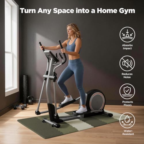 Image of AIRHOP 54 PCS Gym Floor Mat, EVA Foam Puzzle Gym Mat, High-Density Interlocking Foam Floor Tiles for Home Gym, Play Workout Garage Kitchen Flooring 12.6 inchx12.6 inchx0.4 inch