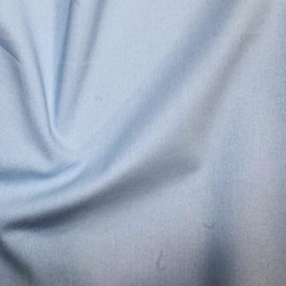 Plain Coloured True Craft 100% Cotton Dressmaking Patchwork Fabric (per metre) (44 Candy Blue)