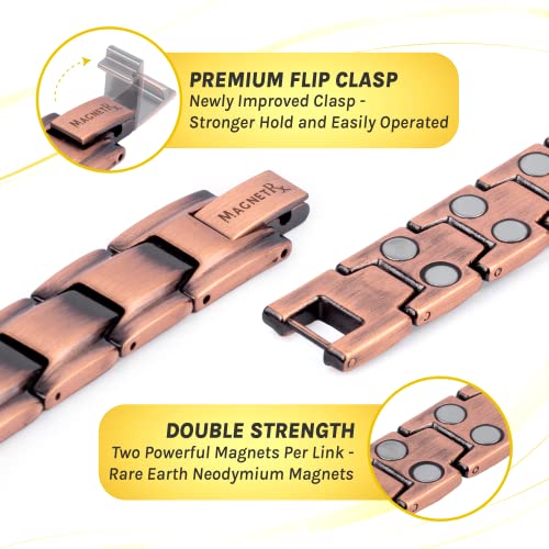 Image of MagnetRX Womens Magnetic Ankle Bracelet - Ultra Strength Magnetic Anklets with 34 Magnets - Titanium Ankle Bracelets for Women