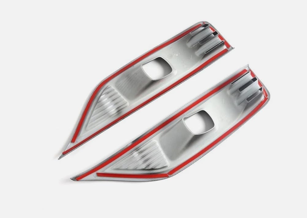 Auto Parts Crome Front Fog Lamp Eyebrow Cover for BYD Shark 6 2024-2025 Car Accessories（2 PCS） (Carbon Fiber)