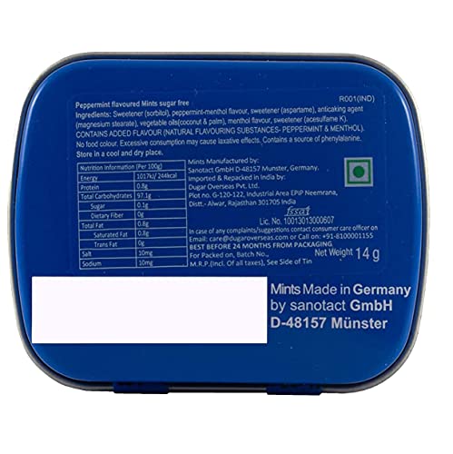 Image of Impact Products Sugar Free Mints Ice Mints 14g - Pack of 12, 168 g