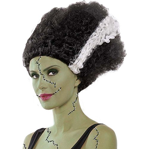 Party King womens Monster Bride Wig Costume Accessories Black/White One Size US