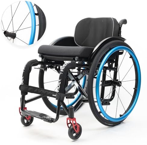 Amazon.com: Ultra Lightweight Wheelchair(26Lbs)-Portable Folding Sports