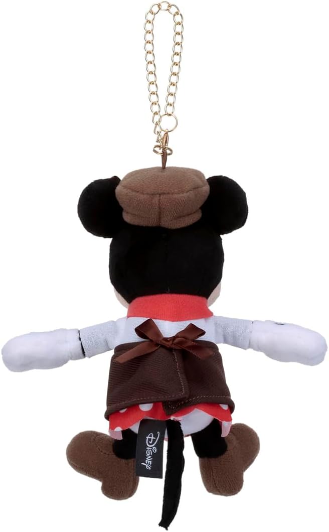 Takara Tomy Arts Disney Character Chain Strap Mascot Bakery Costume Minnie Mouse