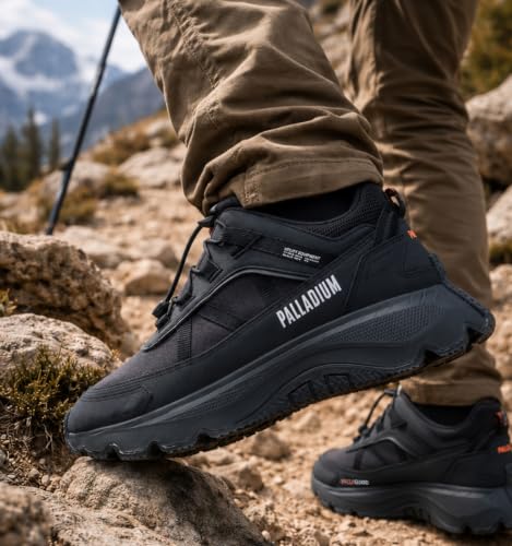 Image of Palladium Thunder MD Protect WP+ Unisex Sneakers | Waterproof Outdoor & Urban Streetwear Shoes | Durable, Rugged Grip Sole | Lightweight, Breathable Shoes
