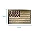 2 Pieces American Flag Patch Bundle and USA Flag Patches, Multitan, Tactical Military Patches, American Flag Embroidered Patch
