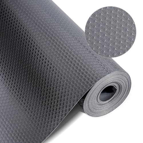 moinkerin Alfombrilla de Cajón 30×300 cm, EVA 450 g/m² Grueso, No Adhesiva Antideslizante, Impermeable y Antigrasa, Protector para Cajones, Armarios y Frigorífico, Fácil de Recortar