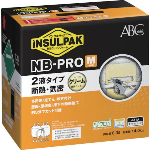 エービーシー商会 ABC 簡易型発泡ウレタンフォーム 2液タイプ インサルパックNB-PRO/M6.3L NBM