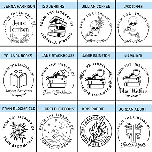 Butterfly Design, Monogram, Animals And Flowers. Custom Book Seal Embossers Personalized Gift From The Library Book Belongs To Classroom #TOP3