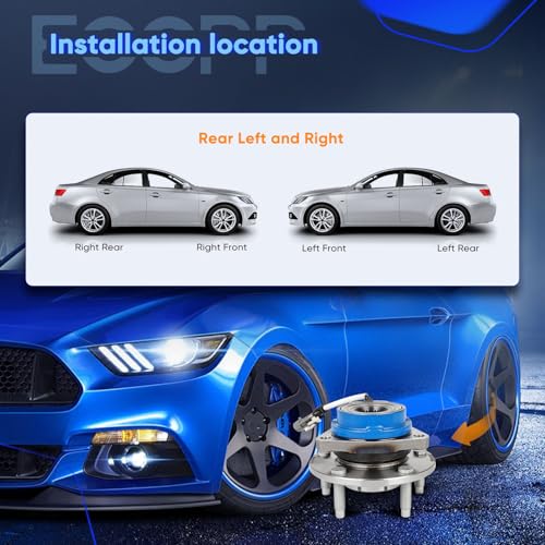 Image of ECCPP 512153 Wheel Bearing Hub Assembly for Chevrolet Corvette 1997-2008