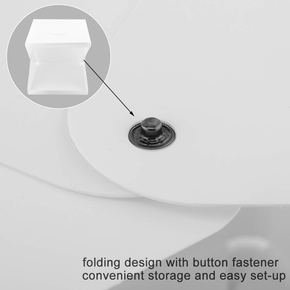 Kit de Boîte de Tente d'éclairage de Photographie avec 2 Sacs de Toile de Fond, Idéal pour la Photographie de Produits SM, Studio Photo LED pour des Images Nettes, Ensemble de