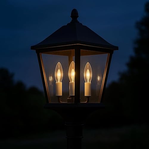 Miniatura 3 de Bioluz LED Bombilla de candelabro de filamento de 4 W, base E12, bombillas LED de alta eficiencia, certificación UL, paquete de 6