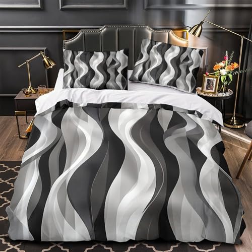 Linge de Lit Abstrait Effet 3D pour Chambre d'Ado Moderne - 2
