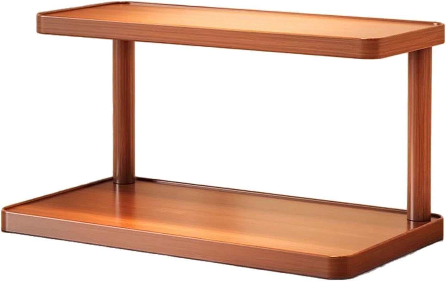 Desktop Storage Rack Tabletop Shelves Elegant Freestanding Display Office Desk Organizer Makeup Organizer for Bathroom Dorms, 30cm