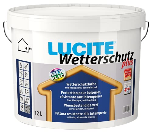 Lucite Wetterschutz plus 2,5 Liter schwedenrot 1031T