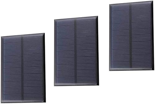 3pcs 5V 150mA Panel Solar Pegamento de Panel Solar Cargador de Batería de Célula Solar DIY Producto Solar Mini Pequeño Panel Solar Kit de Módulo de