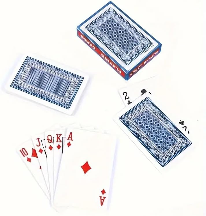1Pack Playing Cards, Poker Cards with Box, Great for Party, Halloween/Thanksgiving Day, Red