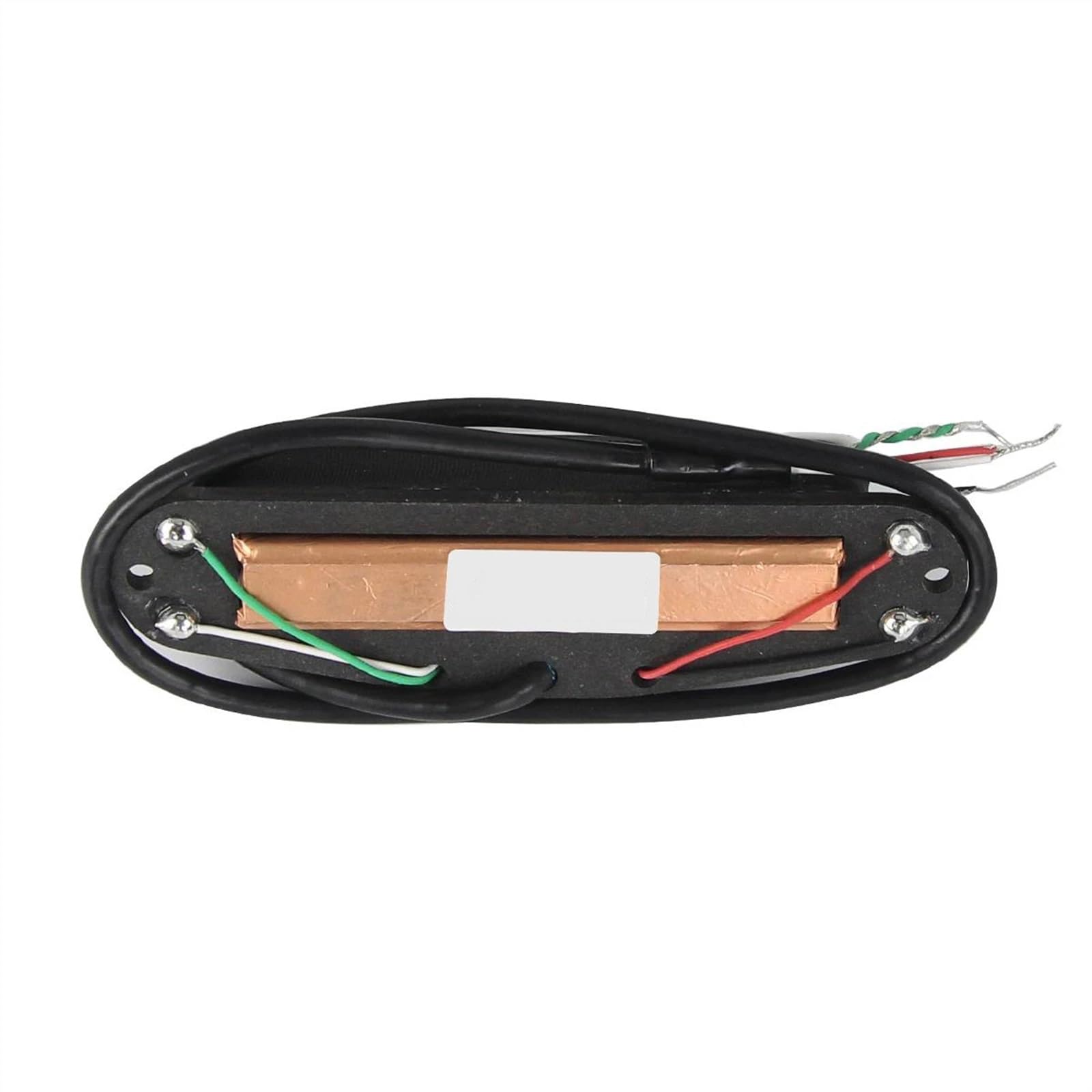 E-Gitarre Pickups Set Weißer Satz Alnico 5 Hot Dual Rails Pickups Mini Humbucker 9K+9K+12K Für SSS-E-Gitarrenteile