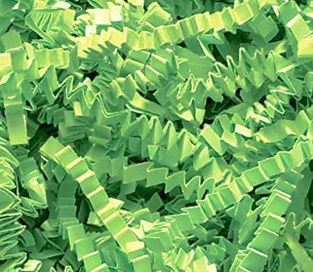 MTBHY 1/2 LB Crinkle Cut Paper Shred - Lime Green