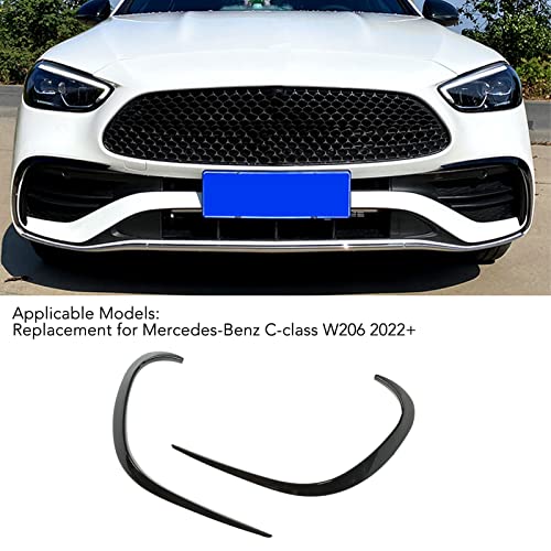 Divisor de labios de repuesto para Clase C W206 2022+ alerón de parachoques delantero exterior 2