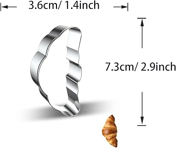 Croissant Bread Shape Cookie Cutter
