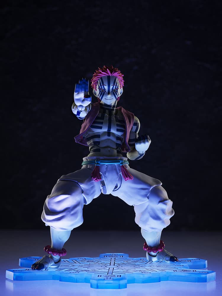 AKAZA 鬼滅の刃 BUZZmod フィギュア 1/12 BUZZmod. Demon Slayer Kimetsu no Yaiba Akaza Action Figure 1/12