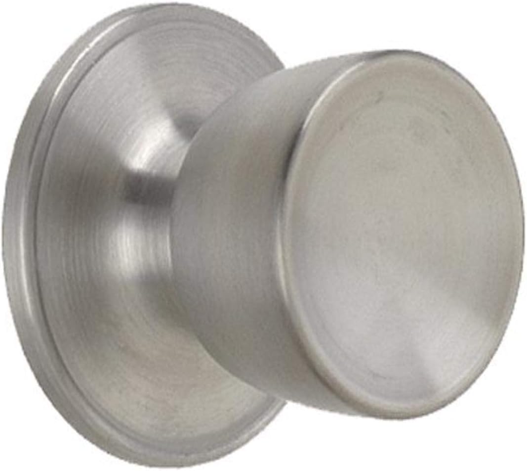 SCHLAGE Dexter by Schlage J10BYR630 Byron Hall and Closet Knob, Satin Stainless Steel
