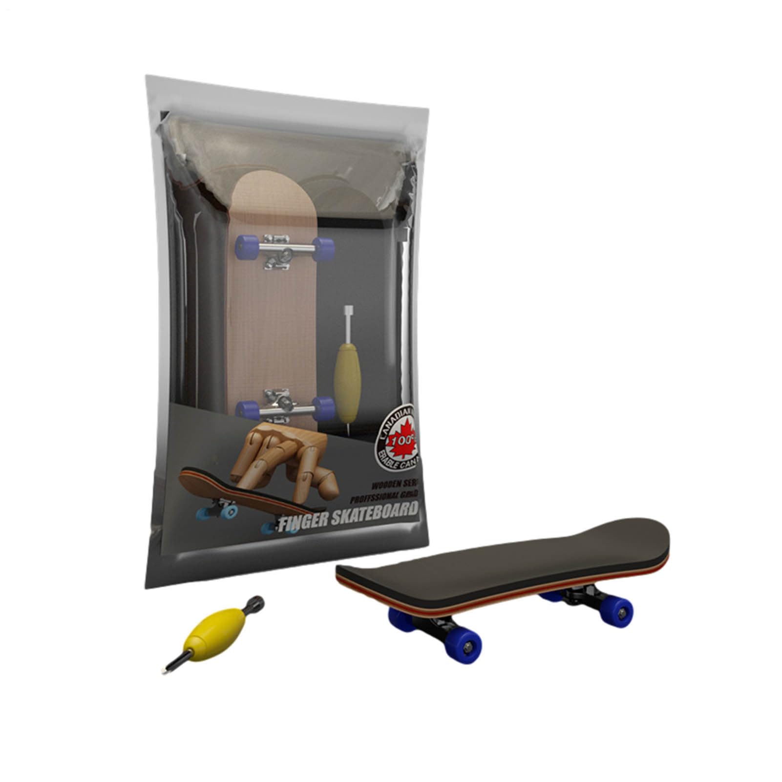 Mini Skateboard | Skateboard Giocattolo Tiny Finger | Finger Skateboard Giocattoli, Accessori per l'allenamento Sportivo Ultimate per Skateboard Professionale con Cacciavite