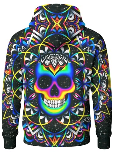 Image of PAGYMO Graphic Hoodies for Men Funny Novelty Pullover Hooded Sweatshirt | Funny 3D print, cool novelty design, colorful pattern, mens graphic pullover hoodie, sarcastic style, funky winter fashion