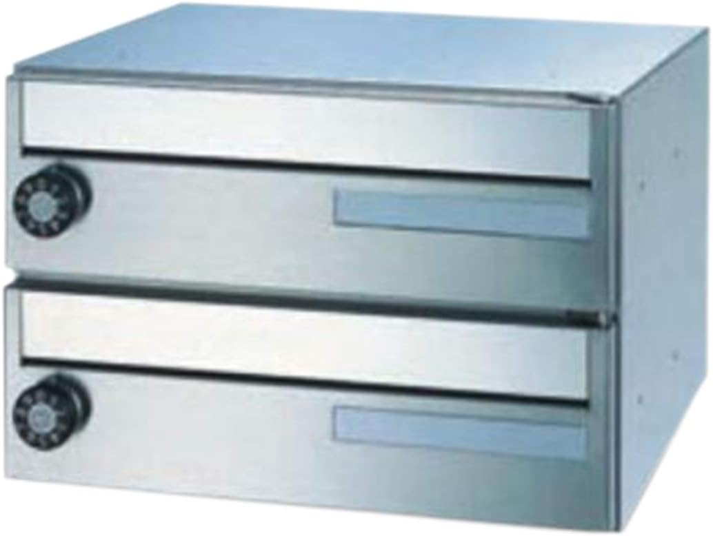 Tajima Metal Work Mailbox MX-8HL-2 Body Depth 14.2 inches (36 cm), Body Height 11.0 inches (28 cm), Body Width 9.4 inches (24