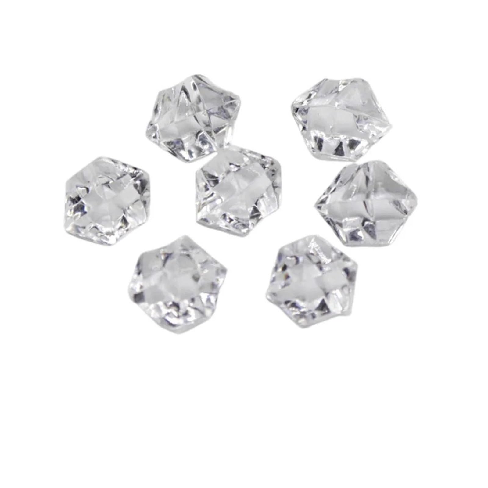ITRHJTGP Fake Ice Rocks Fake Crushed Ice Rocks Cubes Acrylic Vase Fillers For Wedding Decor Decorated for Vases Fillers(Color-4)