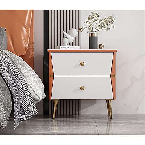 Table de chevet étroite 50cm petit meuble de rangement chambre moderne