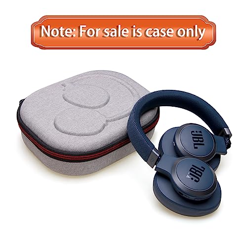 Image of L LTGEM EVA Hard Case for JBL Live 770NC /660NC /650BT /460NC /670NC /400BT /500BT and JBL Tune 770NC /710BT /720BT /760NC /700BT /750BT /510BT /660NC /520BT /500 /Tour One /E45BT Bluetooth Wireless Headphone(Grey)