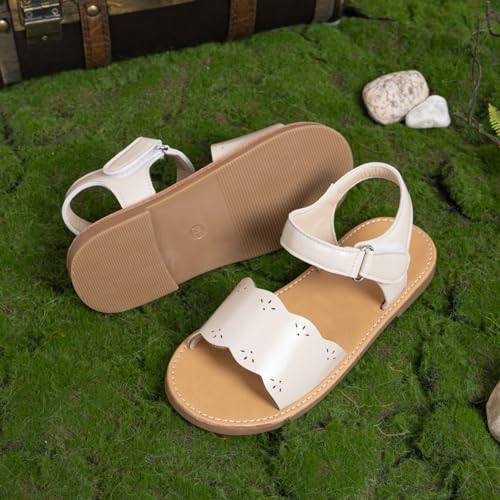 Image of Boys Girls Sandals Open Toe Breathable Princess Non-Slip Flats Summer Beach Lightweight Rubber Sole Sandals (Toddler /Little Kid)