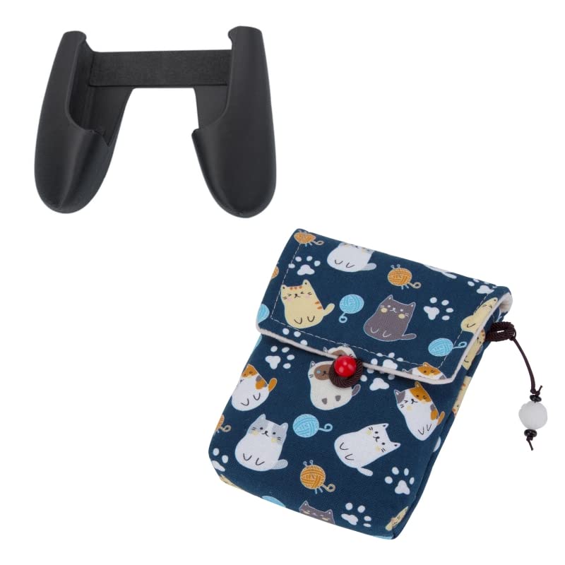 RG35XX Accessories Must Have (Grip+Cotton Storage Bag Cat)