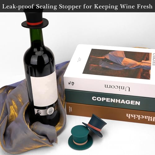 Bouchon bouteille de vin silicone réutilisable hermétique compatible format standard