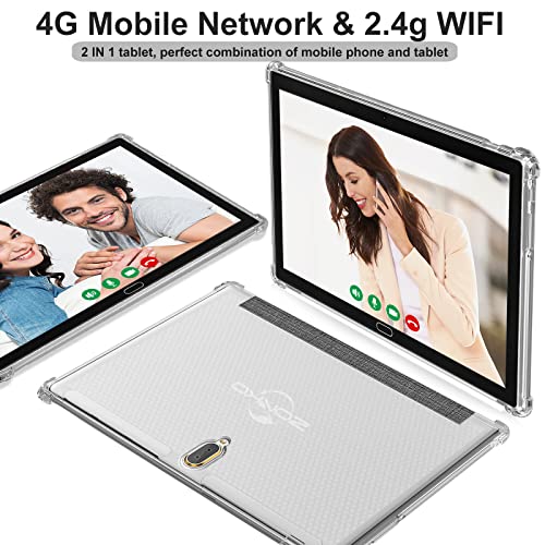 Zonko Tablet 10 Inch 2 In 1 4G Phone Tablet With Dual Sim Slot, 4Gb+64Gb Storage(Support 512Gb Expand), Octa-Core Processor,13Mp Camera, Wifi Android Tablet With Keyboard Mouse Stylus(Gray) 1 #TOP2
