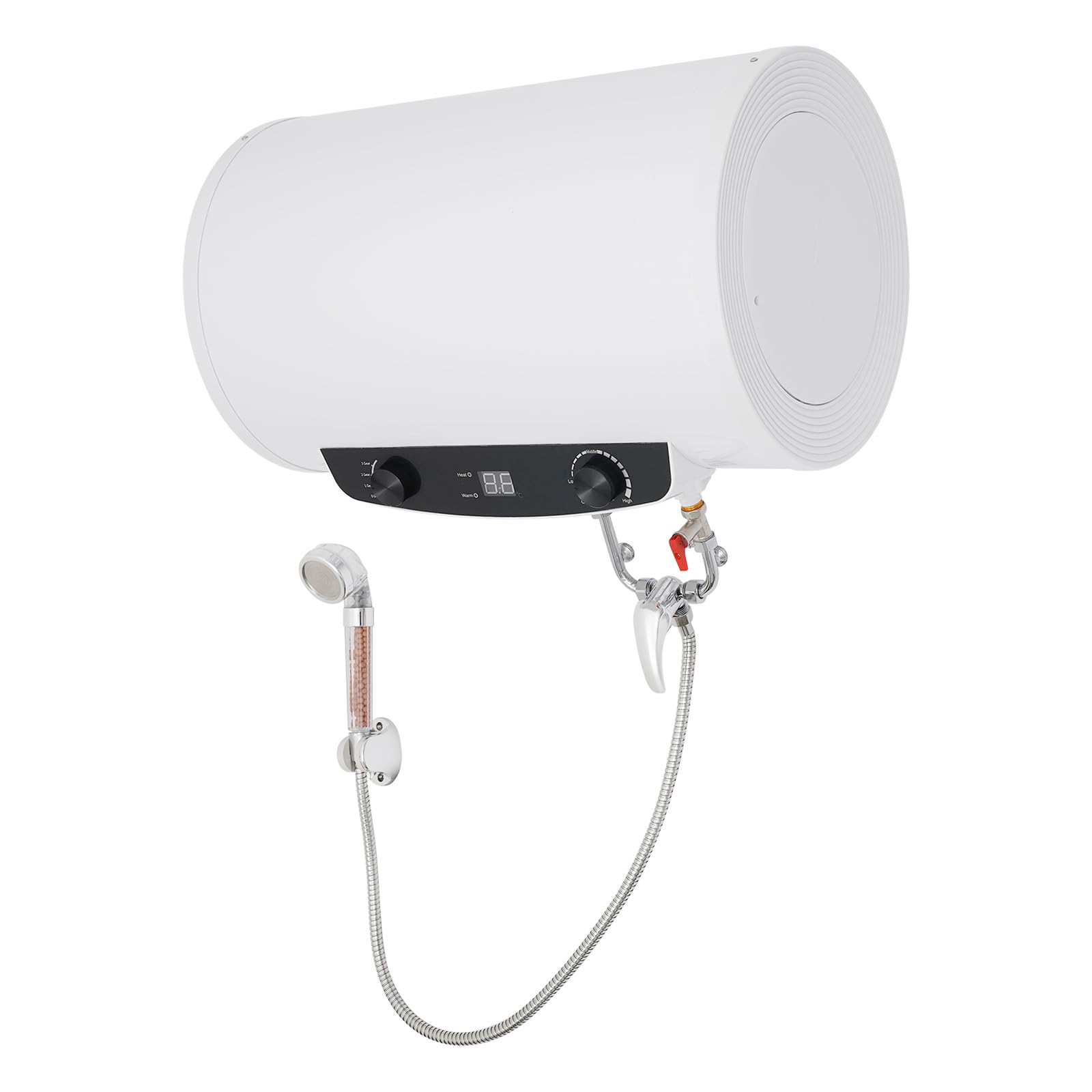 Scaldabagno elettrico da 35 l, montaggio a parete, 2000 W, IPX4, 3 livelli di calore