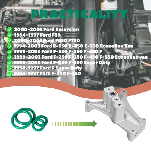 Image of 16-Pcs Turbo Pedestal O-Ring Kit Replacement for 1994-2003 Ford 7.3L Powerstroke Diesel - Fits F250 /F350 /E-350 /E-450 /Econoline, Replaces F4TZ-6N653-A & F4TZ-6N653-B