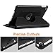 FINTIE Rotating Case for iPad Mini 4-360 Degree Rotating Stand Case with Smart Cover Auto Sleep/Wake Feature for iPad Mini 4 (2015 Release), Black