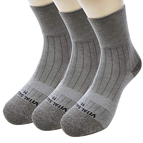 Vital Salveo - Calcetines de deporte - para hombre Light Grey- 3 Pairs