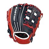 Easton Future Elite Youth Baseball Glove 11', RHT, Navy/Red/White, I Web, FE1100, Multicolor, Medium