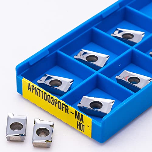10PCS APKT1003 MA H01 Fresa de Carburo para Fresado CNC miniatura 3