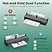 Laminator Machine with 40pcs Laminating Pouches Sheets, 9 in 1 Laminator 13-inch Wide Thermal &Cold Machine Built-in Paper Trimmer Corner Rounder Hole Punch for Home Office School (Black)