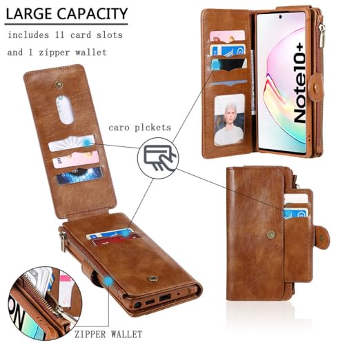 Couverture de carte de portefeuille à fermeture éclair anti-perte pour Samsung S9 - 5