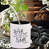 Black The Lord Will Fight For You; You Need Only To Be Still Exodus 14:14 Ceramic Cup Colored Mug - Black #3