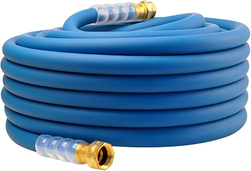 Miniatura 34 de Manguera de jardín premium resistente de 100 pies x 5/8 pulg., presión de trabajo de 300 PSI, presión de rotura de 1000 PSI, manguera de agua de
