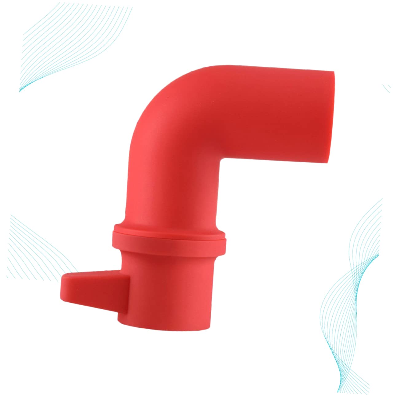Pressure Cooker Exhaust Pipe - High Temp Silicone Diverter Tube With Safety Buckle
